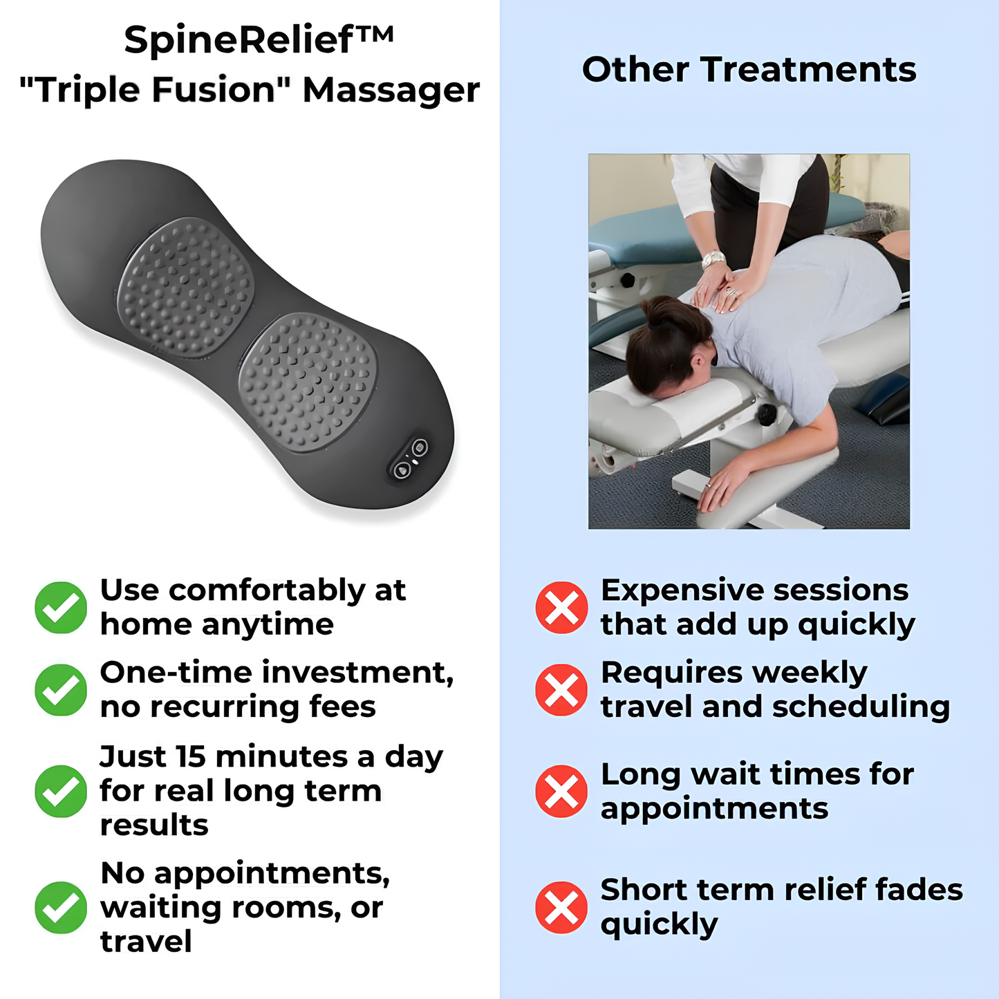 SpineRelief™ - Spinal Decompression & Spasm Recovery Device